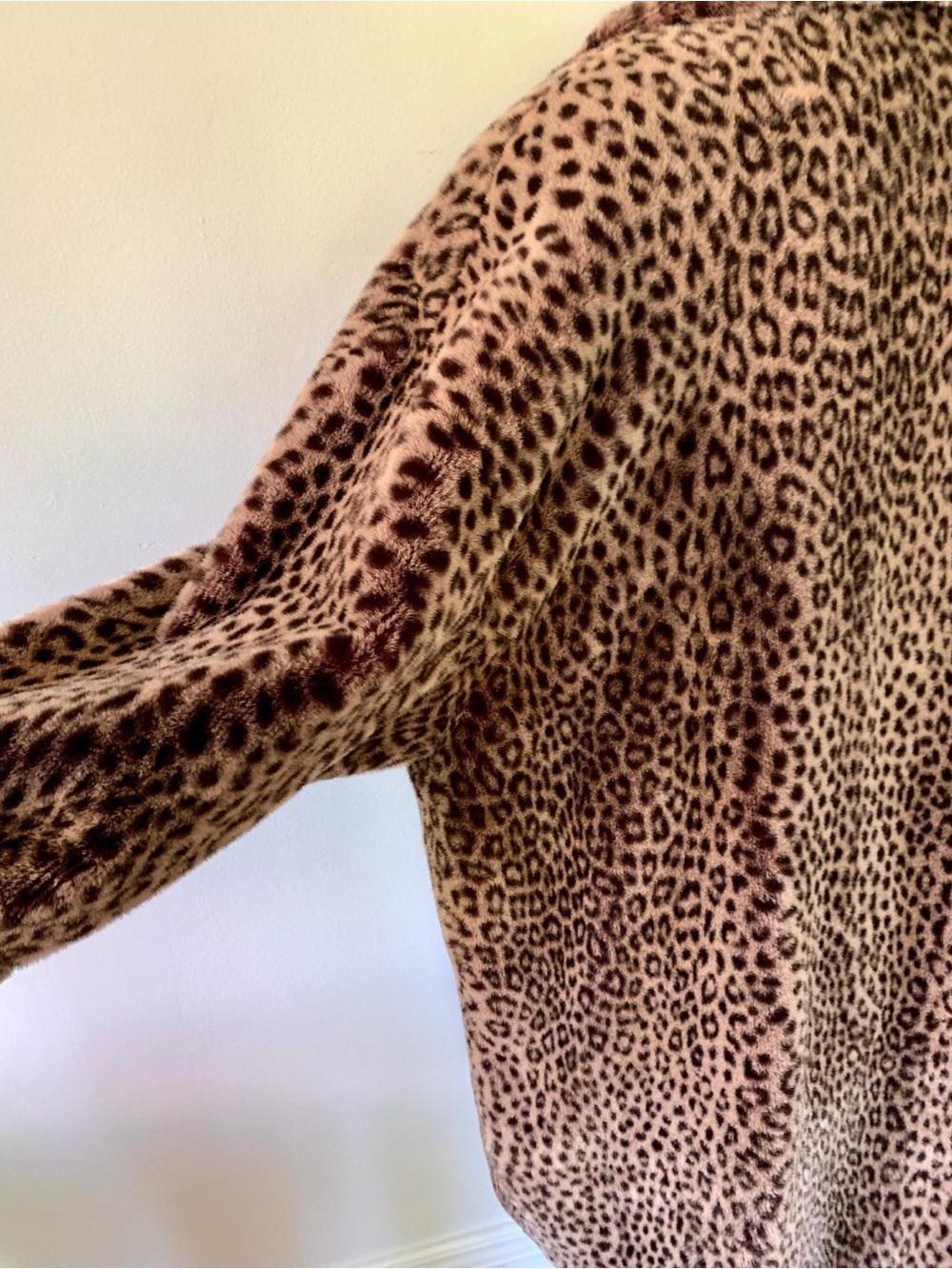 Vintage Holt Renfrew Faux Fur Leopard Coat - Picture 6 of 9